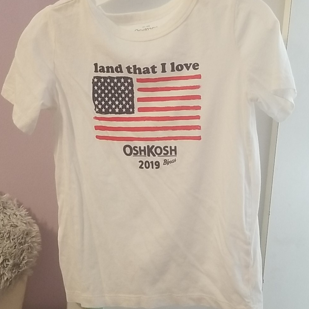 Little boys white t shirt